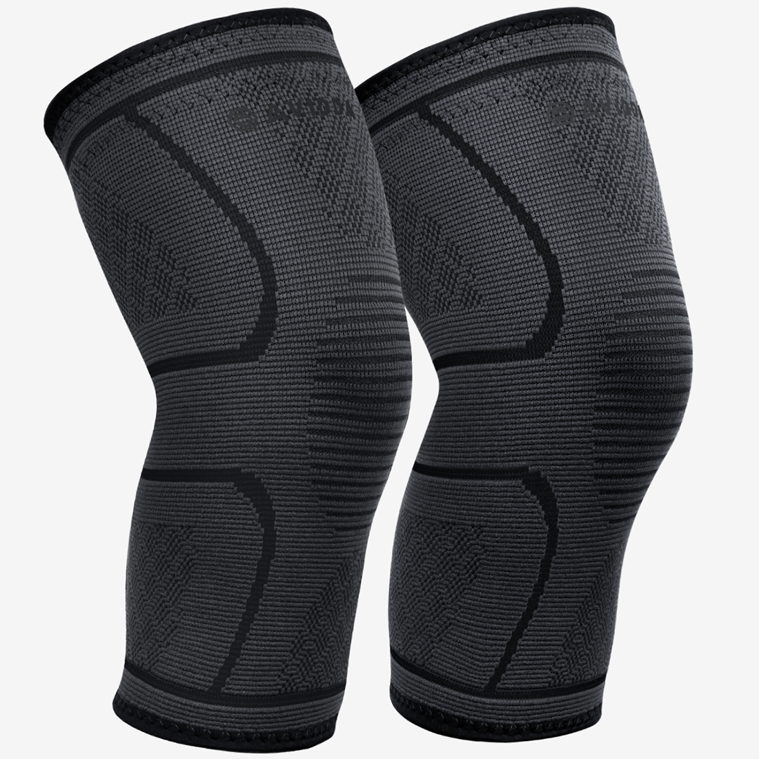 AVIDDA Knee Support Brace 2 Pack - Compression Knee Sleeves for